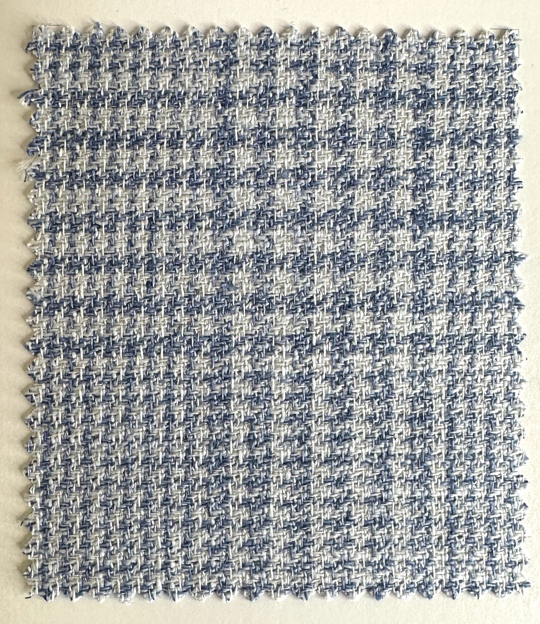 Linen Cotton Baby Blue Plaid Jacket