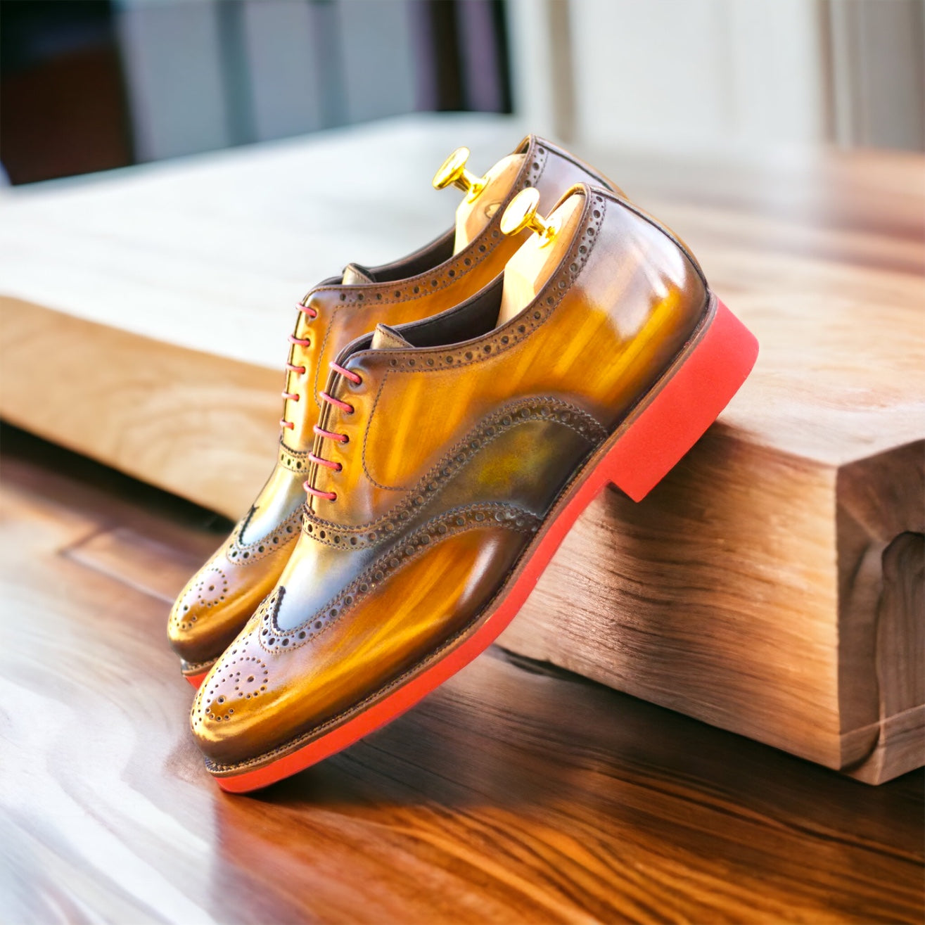 Mens leather shoes with red soles Clearance