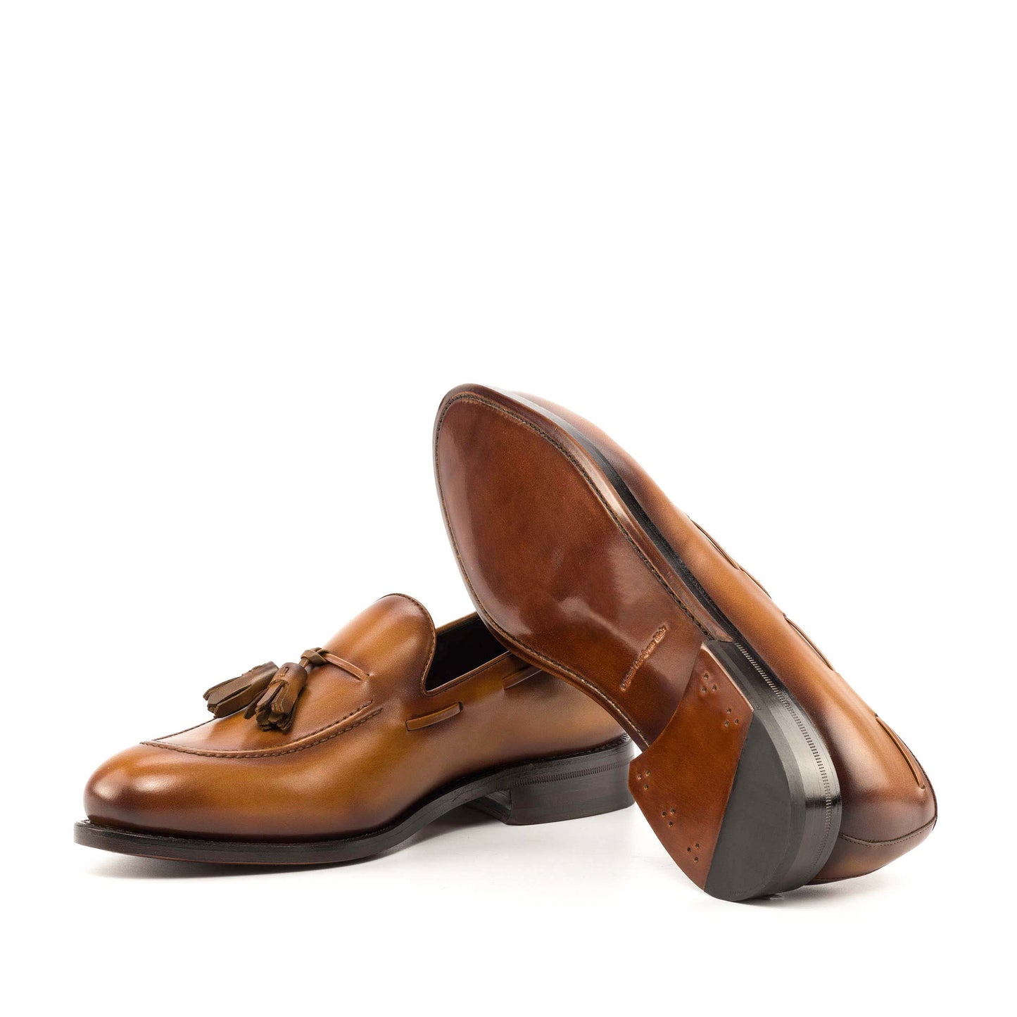 SUITCAFE FastLane Loafer Goodyear Sole Cognac Box Calf Leather Men's Shoe