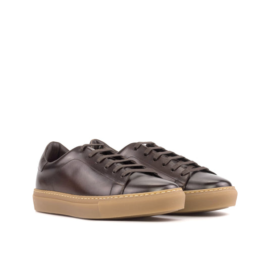 SUITCAFE Classic Sneaker Brown Leather Caramel Cupsole Ships in 7 Days