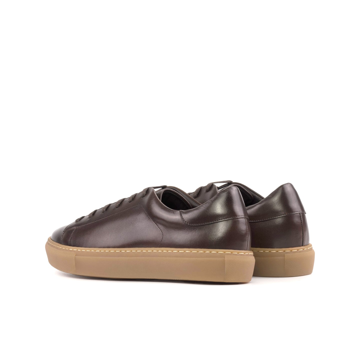 SUITCAFE Classic Sneaker Brown Leather Caramel Cupsole Ships in 7 Days