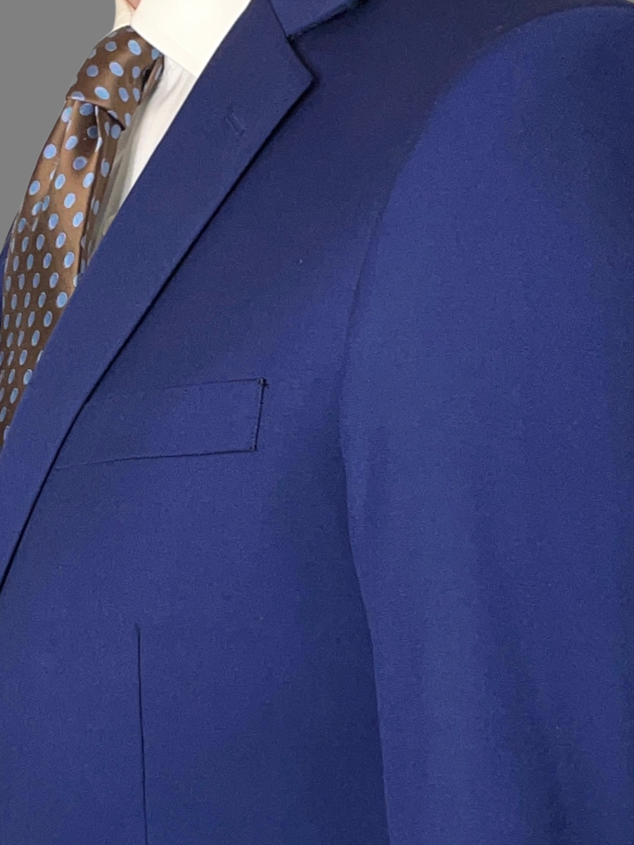SUITCAFE Lapis Blue Men's Suit in CashLana™ Wool