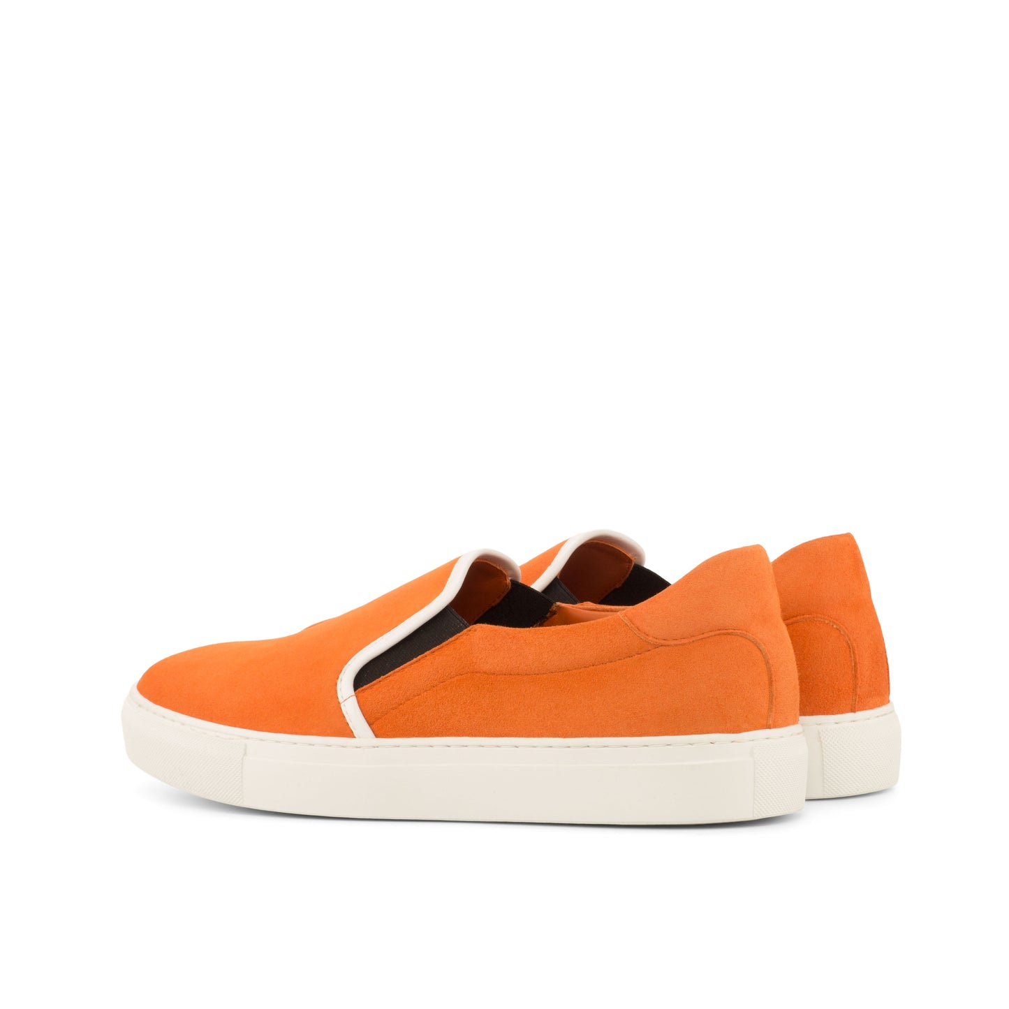 SUITCAFE Orange Suede Slip On Men's Sneaker